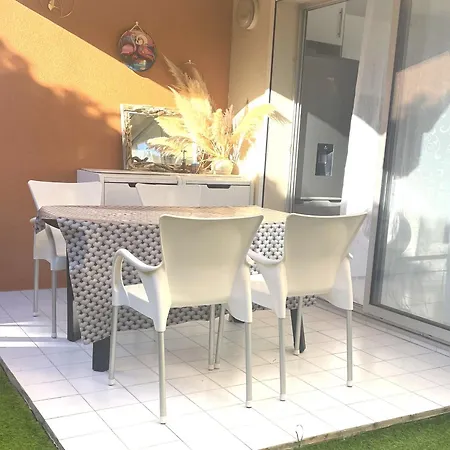 T2 Climatise Avec Jardin Prive Et Piscine, A 100m De La Plage Au Cap D'agde - Fr-1-769-1 Διαμέρισμα