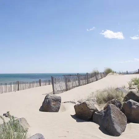 דירה T2 Climatise Avec Jardin Prive Et Piscine, A 100m De La Plage Au Cap D'agde - Fr-1-769-1 אגדה