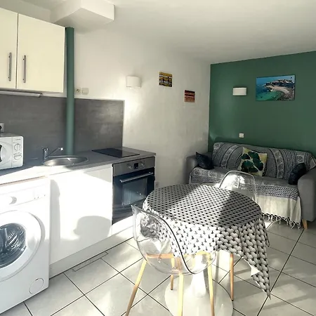 דירה T2 Climatise Avec Jardin Prive Et Piscine, A 100m De La Plage Au Cap D'agde - Fr-1-769-1 אגדה